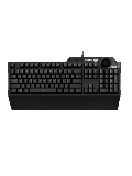 Brand New Asus TUF GAMING K1 RGB Keyboard with Volume Knob, 19-key Rollover, Side Light Bar & Armoury Crate, Spill Resistant, Detachable Wrist Rest