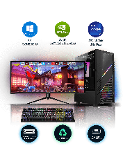 Refurbished Intel Core i9-12900K, 16GB RAM, 1TB HDD, 256GB SSD, GeForce GTX 1660 SUPER, Gaming Pc