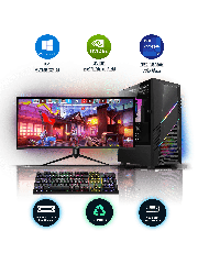 Refurbished Intel Core i9-14900K, 16GB RAM, 1TB HDD, 256GB SSD, NVIDIA GeForce GTX 1080 Ti 11GB, Gaming Pc