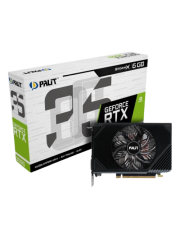 Palit RTX3050 StormX, PCIe4, 6GB DDR6, DVI, HDMI, DP, 1470MHz Clock, Compact Design